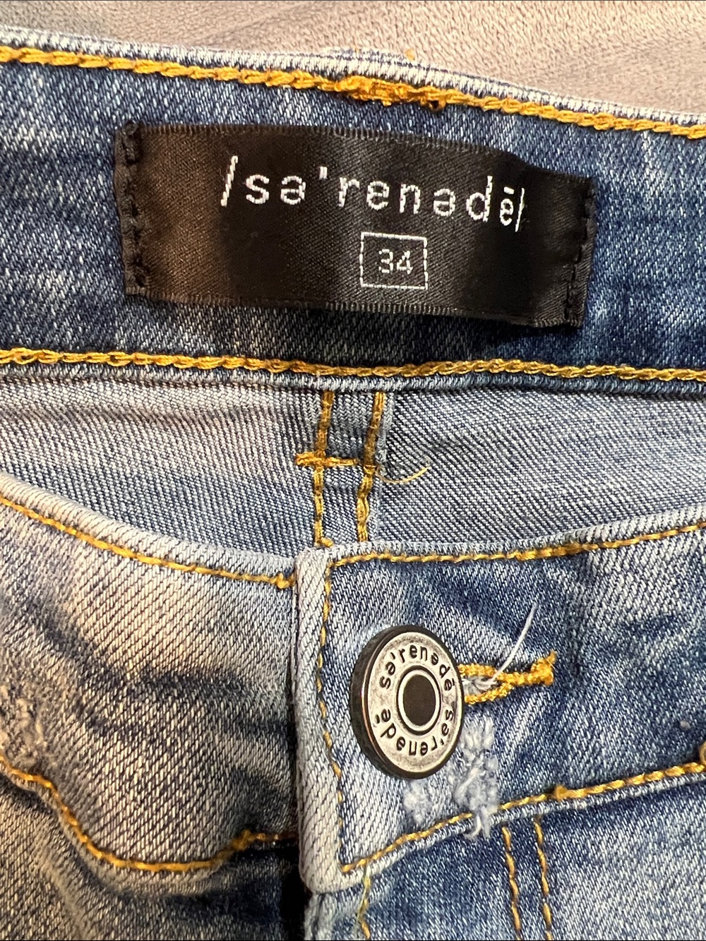 Serenede Slim Straight Men's Jeans in Light Blue